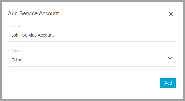 Create Service Account