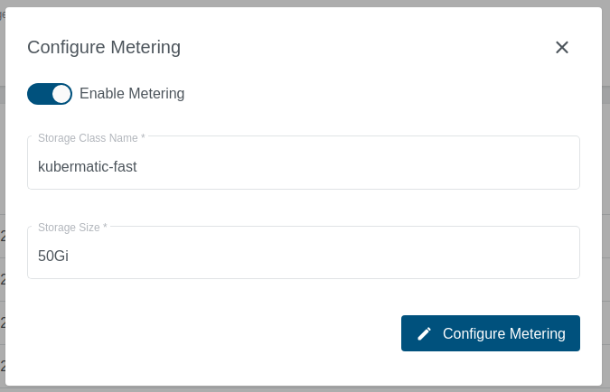 Metering Configuration