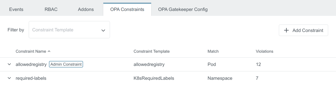 Constraints Constraints