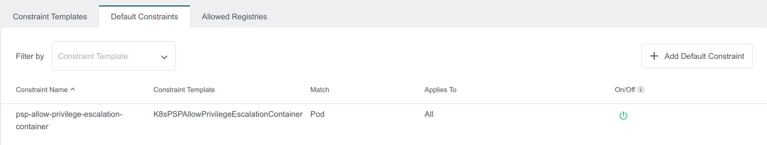 Disable Default Constraint Disable Default Constraint