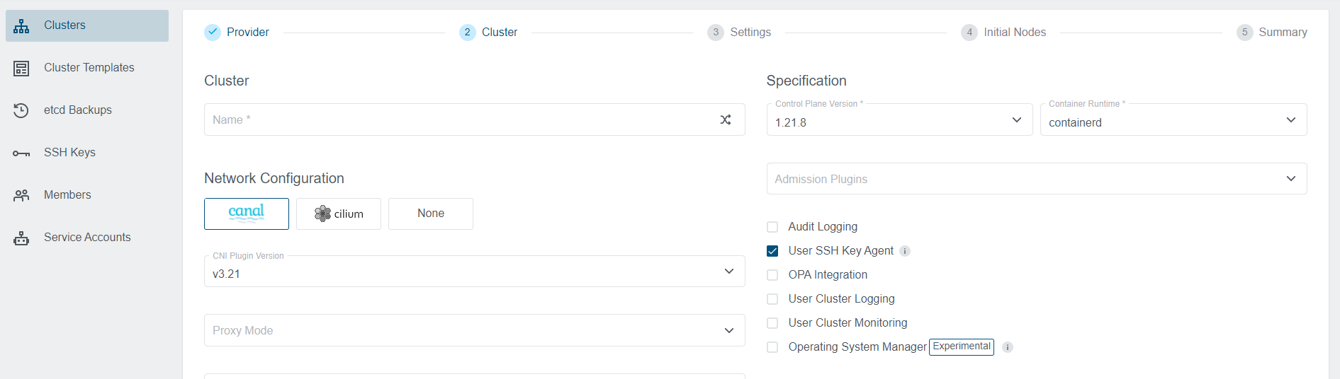 OPA Integration during Cluster Creation OPA Integration during Cluster Creation