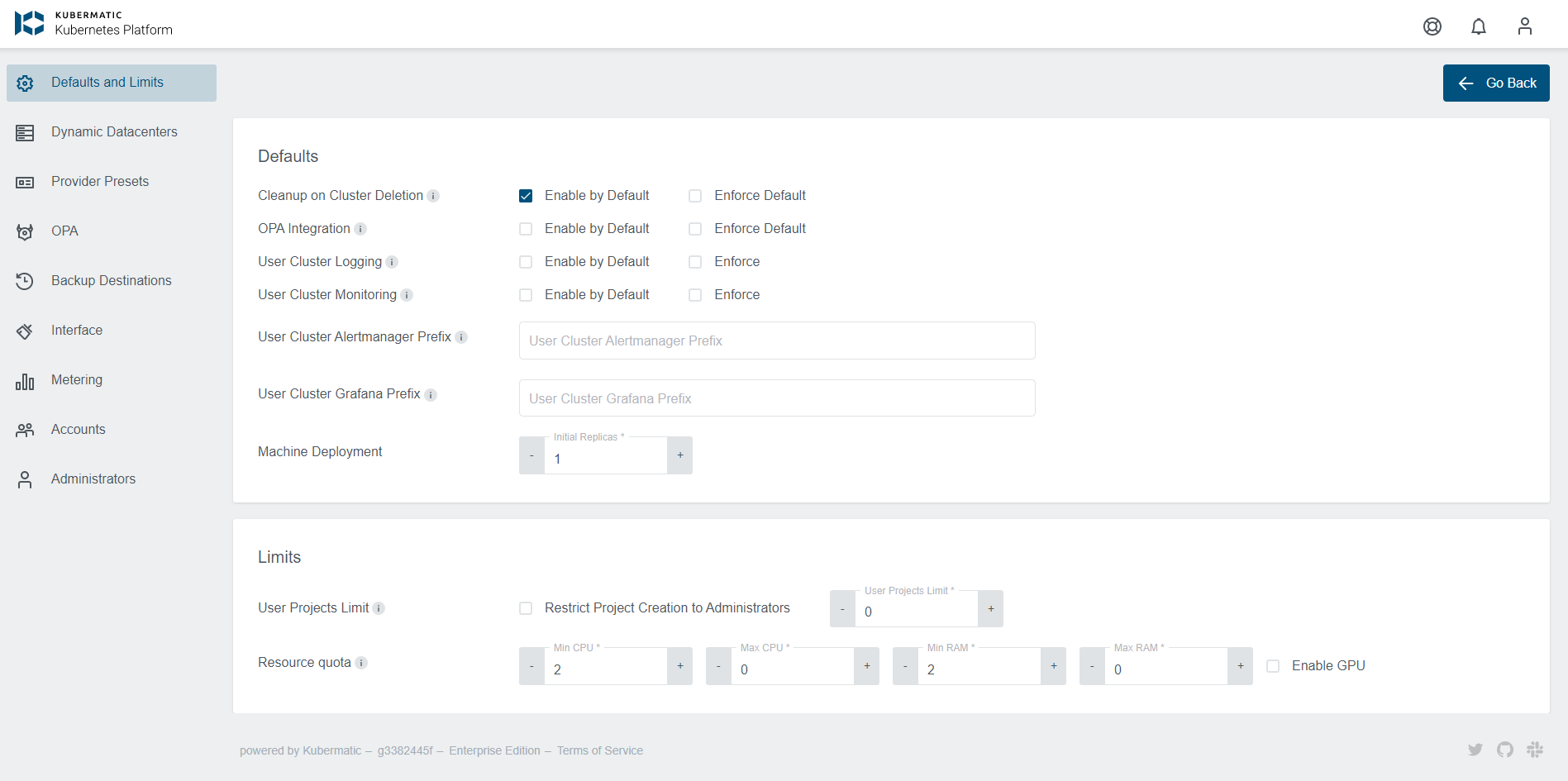 Admin Panel