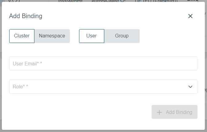 KKP add binding RBAC link KKP add binding RBAC link
