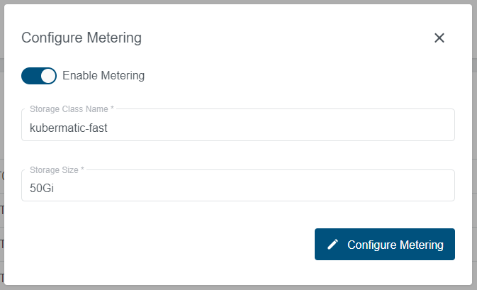 Metering Configuration