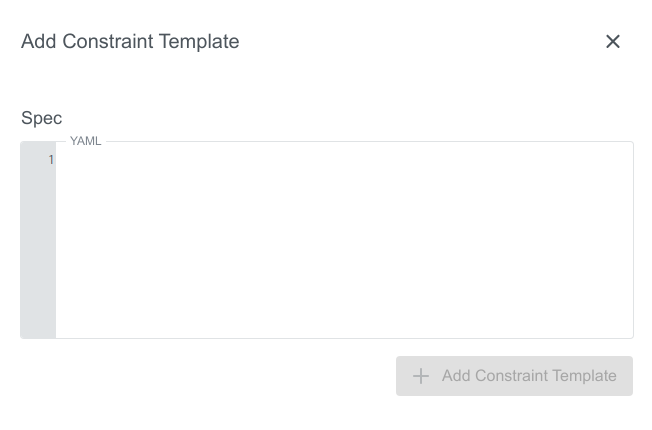 Add Constraint Template