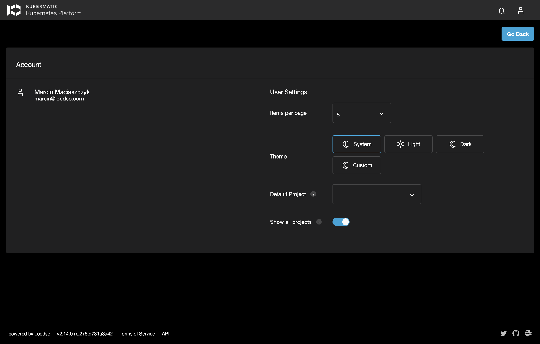 Theme picker Theme picker