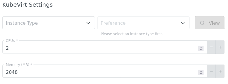 Instance Types and Preferences