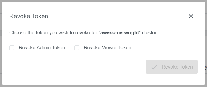 Revoke the token Revoke the token
