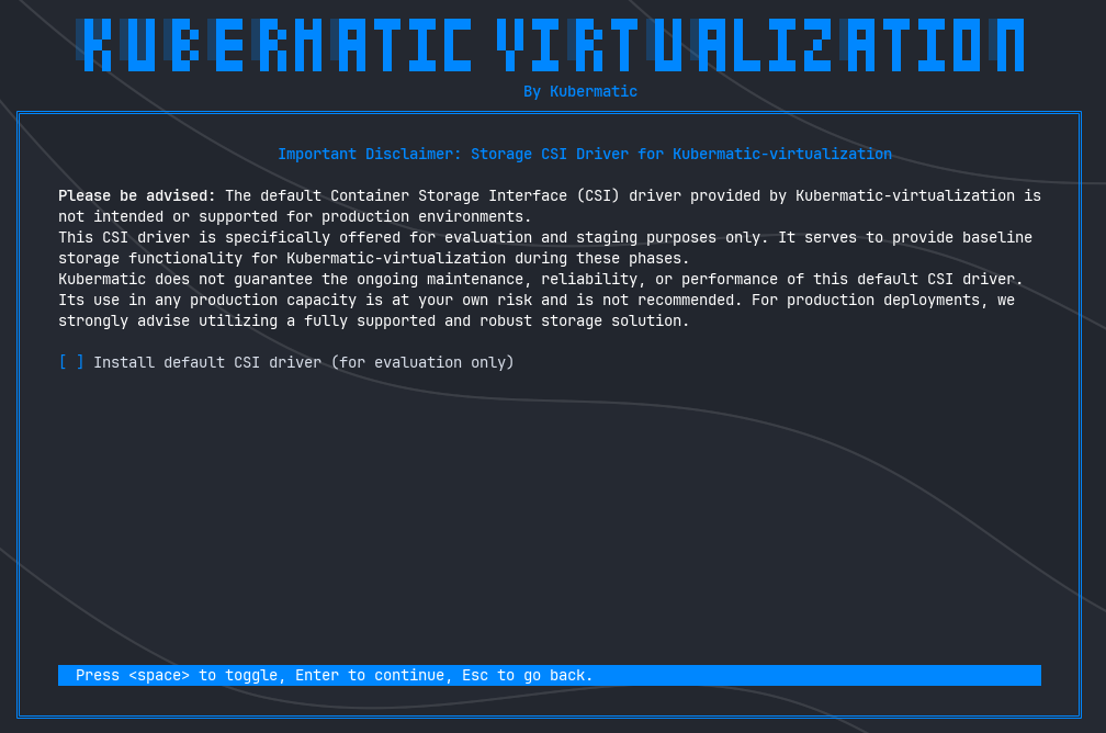Storage Configuration