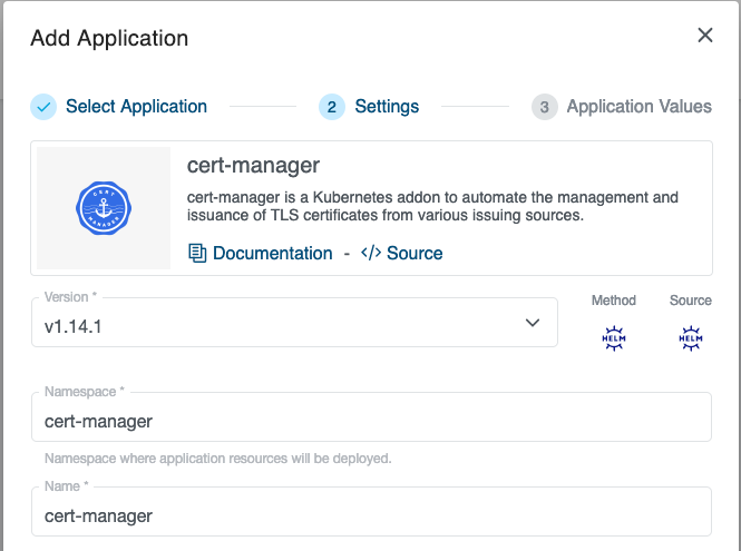ApplicationDefinition Customizations