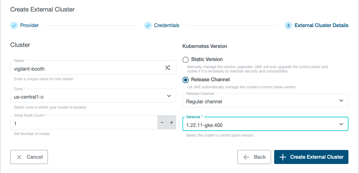 Configure Cluster