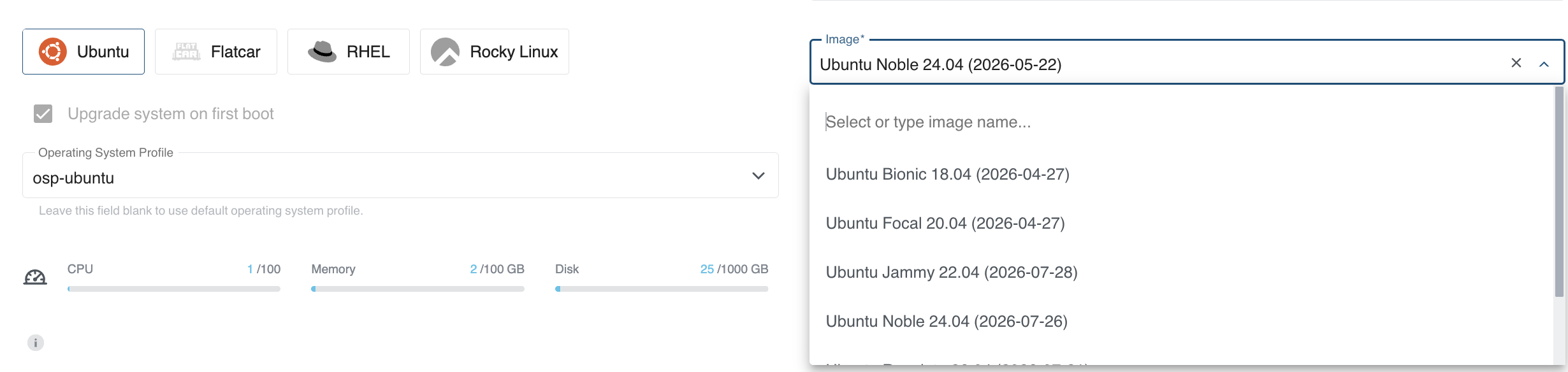 Image Discovery Enabled Image Discovery Enabled