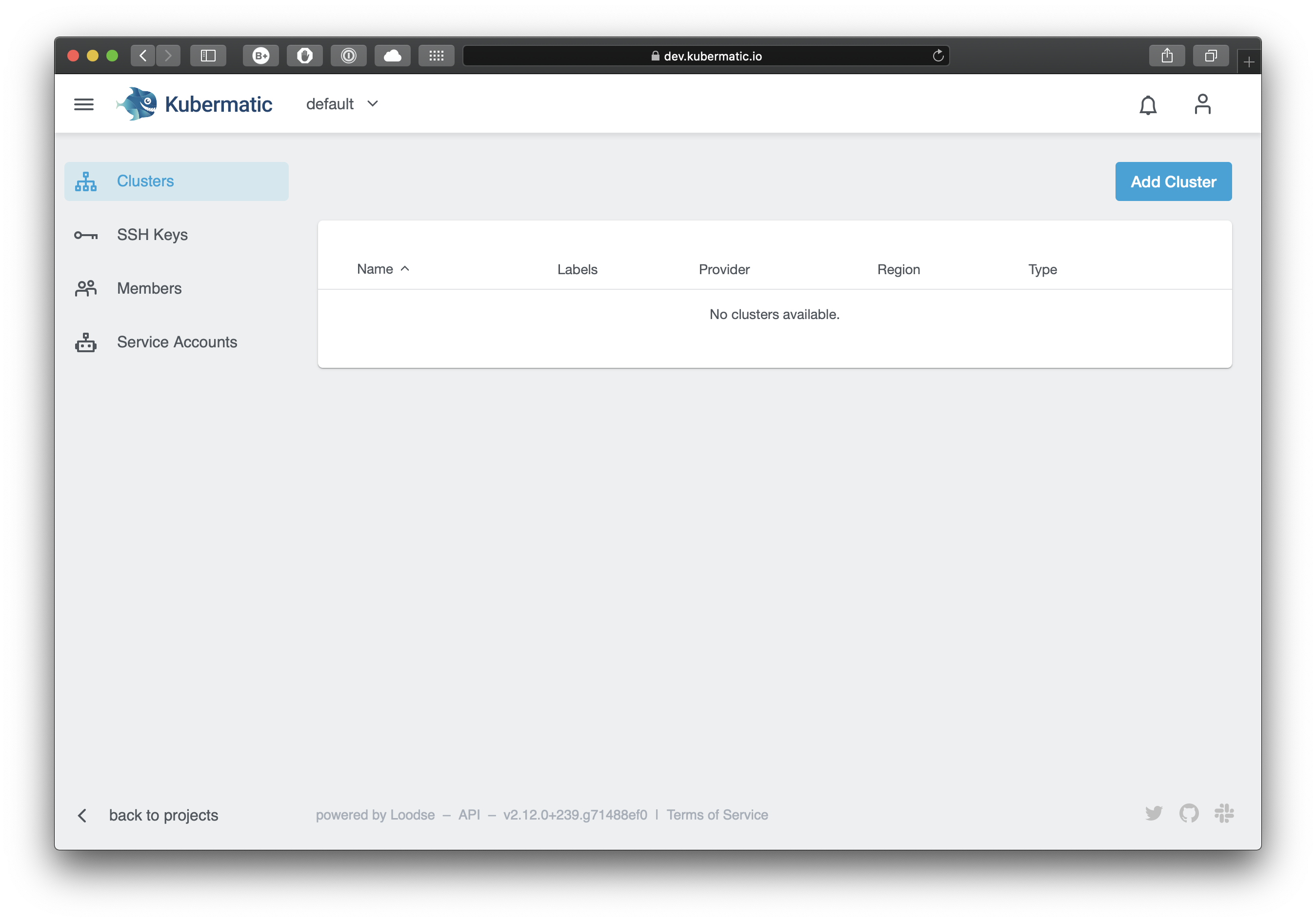 Overview of cluster creation