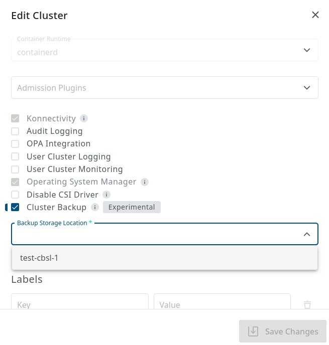 Edit Existing Cluster Edit Existing Cluster