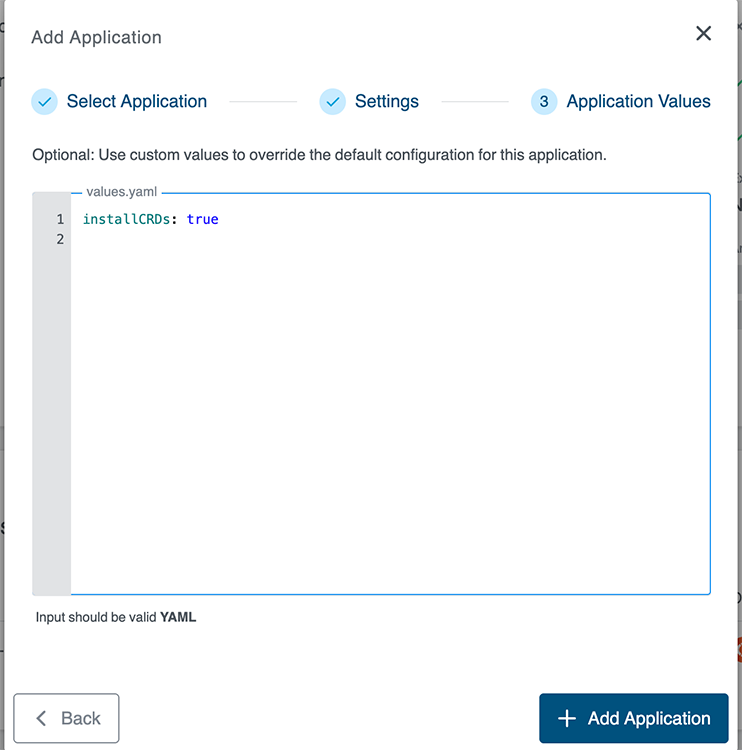 Application Values