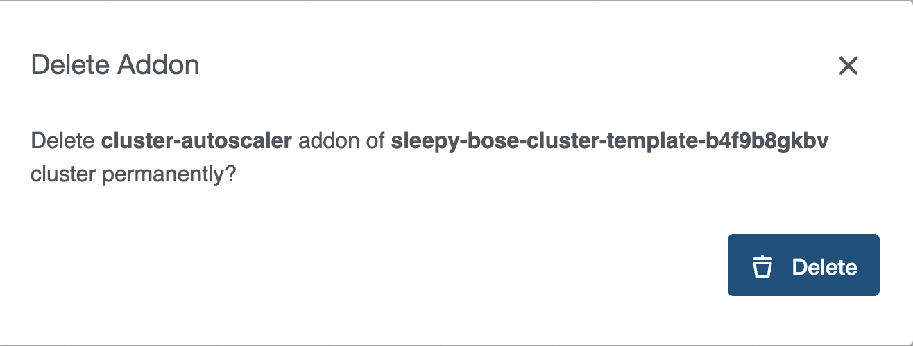 Delete Autoscaler Delete Autoscaler