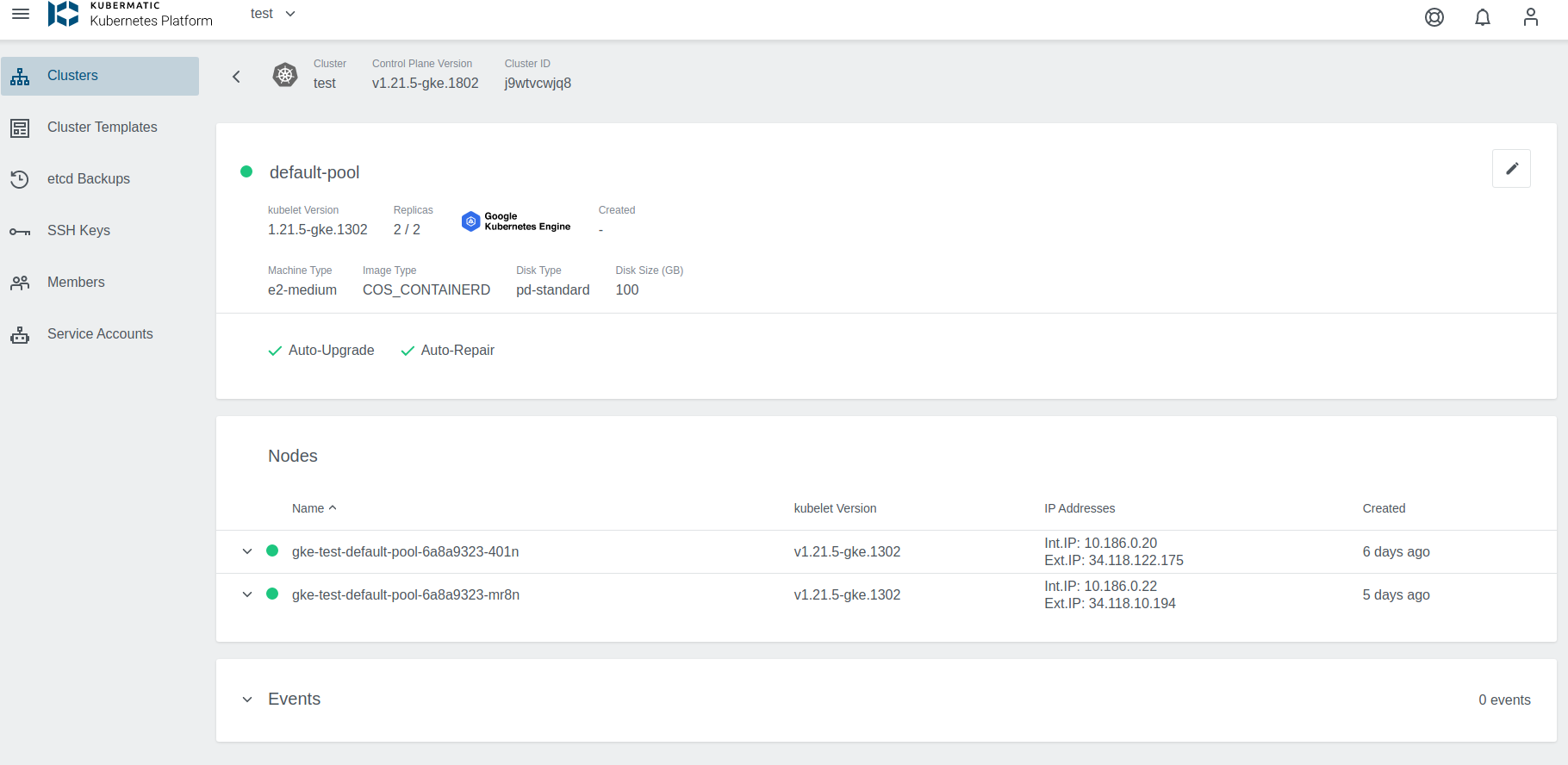 GKE Machine Deployment GKE Machine Deployment