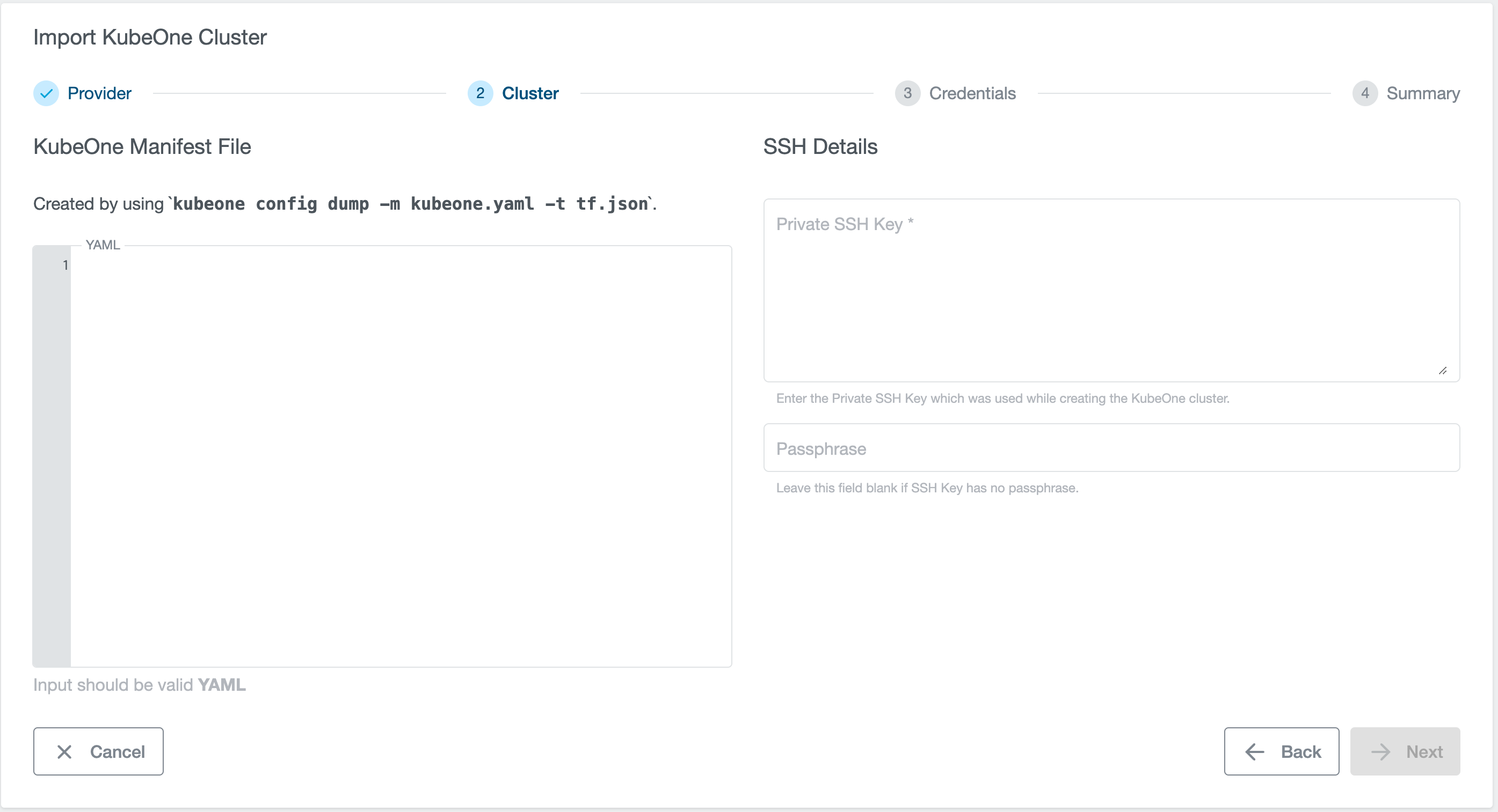 Cluster Settings Cluster Settings